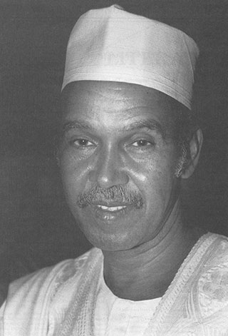 A photograph of Nuruddin Farah