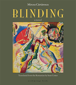 The cover to Mircea Cartarescu's Blinding