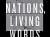 The cover to Living Nations, Living Words: An Anthology of First Peoples Poetry