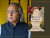 A picture of Ujjal Dosanjh with the cover to his book, The Past is Never Dead