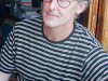 Bruno Montané Krebs wearing a striped shirt.