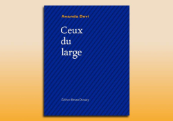 The cover to Ananda Devi's Ceux du large